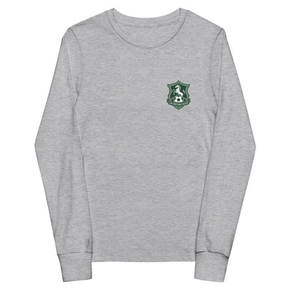Performance | Youth Long Sleeve T-Shirt | JFK Memorial Lady Mustang Soccer | Pocket Logo