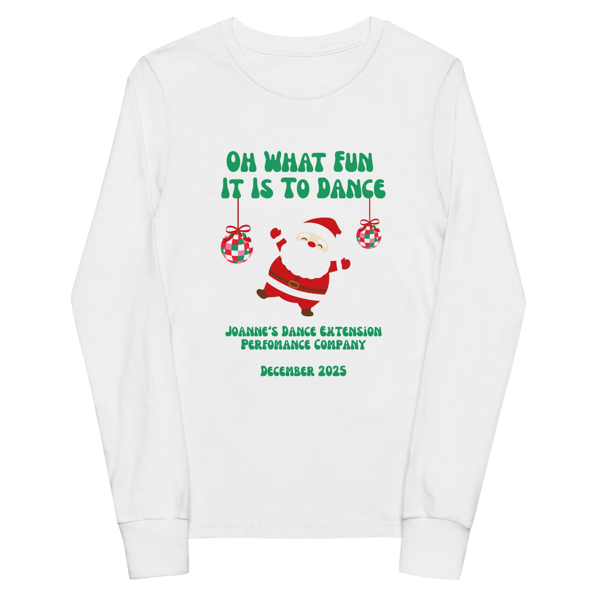 Performance | Youth Long Sleeve T-Shirt | Joanne's Dance Extension