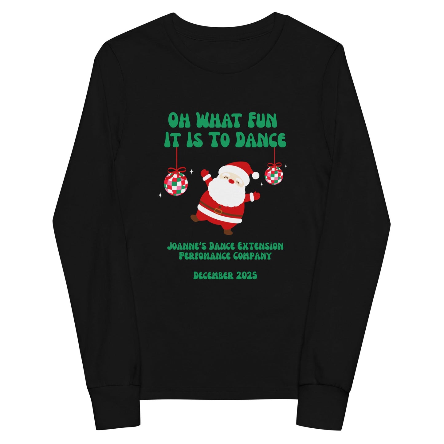 Performance | Youth Long Sleeve T-Shirt | Joanne's Dance Extension