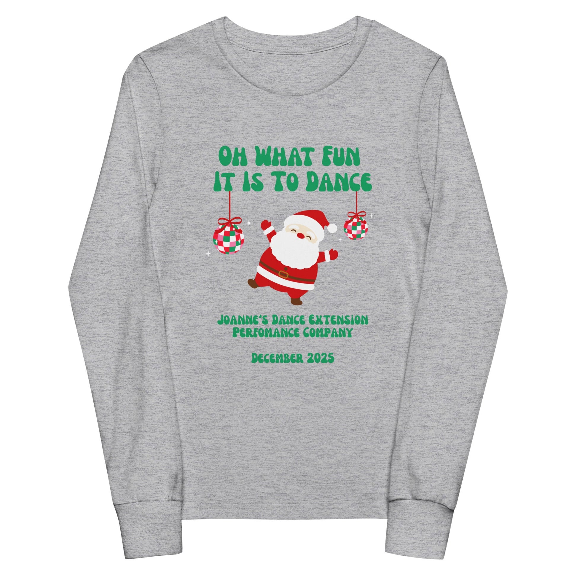 Performance | Youth Long Sleeve T-Shirt | Joanne's Dance Extension
