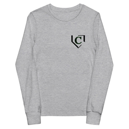 Performance | Youth Long Sleeve T-Shirt | John Cooper Baseball | Home C Logo