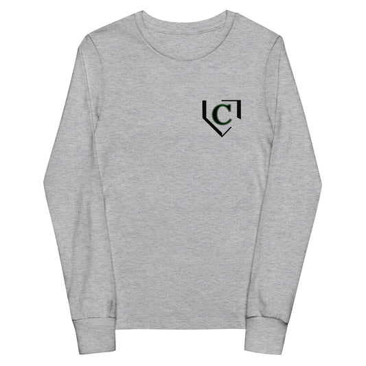 Performance | Youth Long Sleeve T-Shirt | John Cooper Baseball | Home C Logo