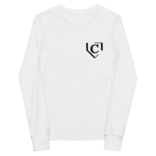 Performance | Youth Long Sleeve T-Shirt | John Cooper Baseball | Home C Logo