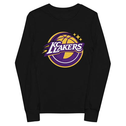 Performance | Youth Long Sleeve T-Shirt | KC LAKERS - TGTI | Crest Logo