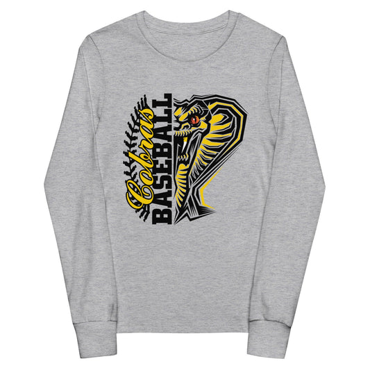 Performance | Youth Long Sleeve T-Shirt | Keystone Cobras | Fang Crest Logo