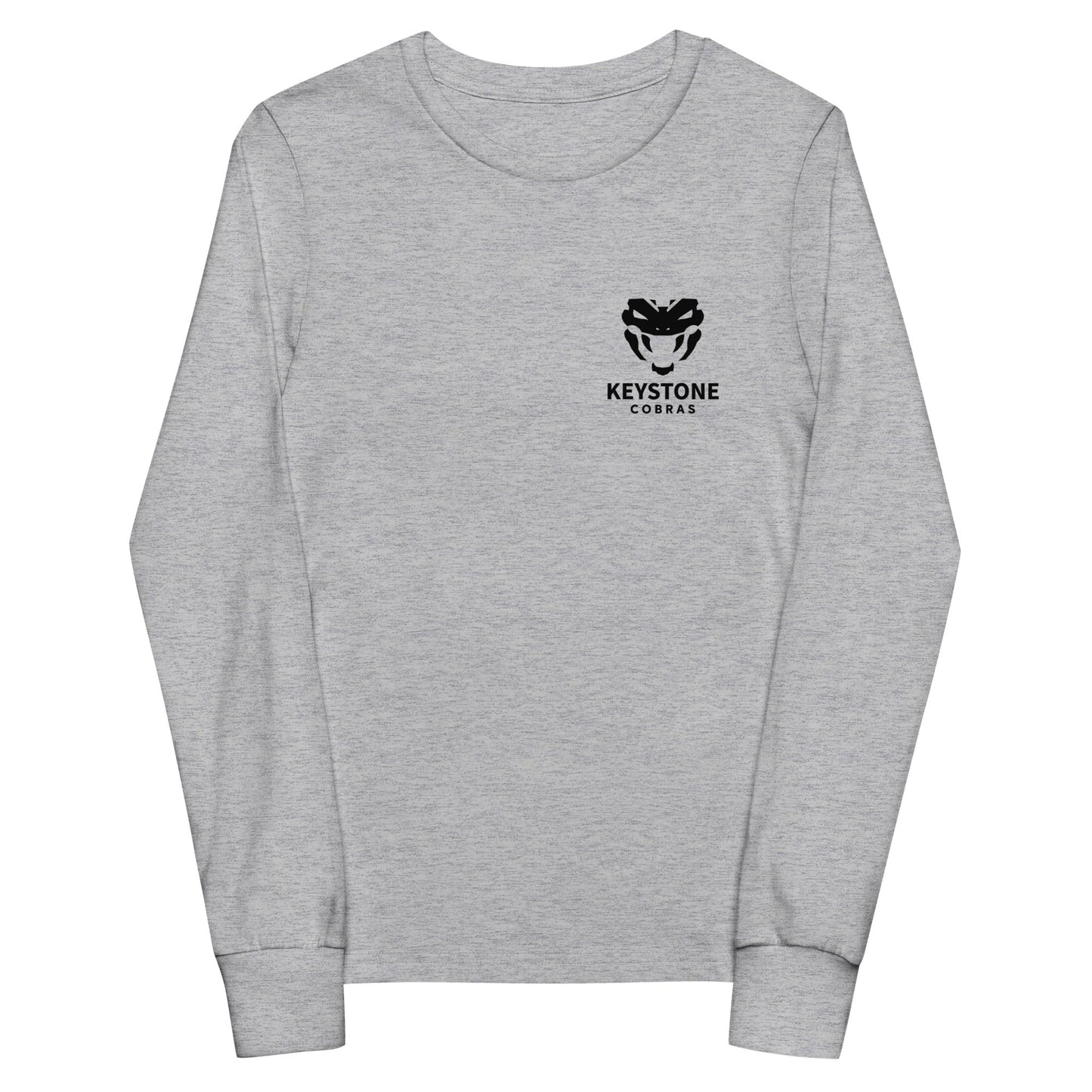 Performance | Youth Long Sleeve T-Shirt | Keystone Cobras | Serpent Icon Logo