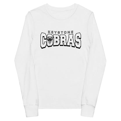 Performance | Youth Long Sleeve T-Shirt | Keystone Cobras | Snake Mark Logo
