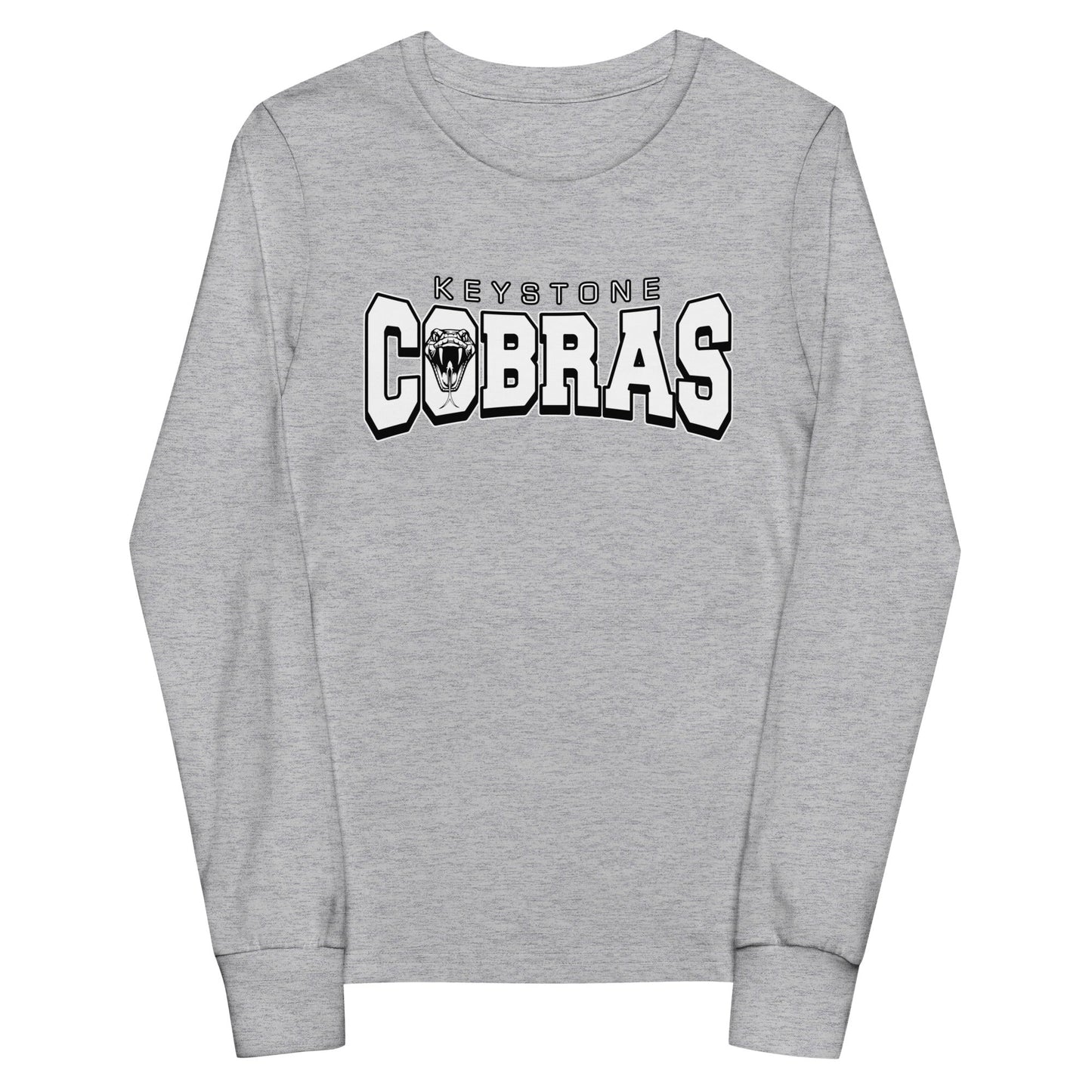 Performance | Youth Long Sleeve T-Shirt | Keystone Cobras | Snake Mark Logo