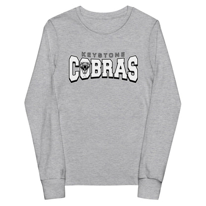Performance | Youth Long Sleeve T-Shirt | Keystone Cobras | Snake Mark Logo