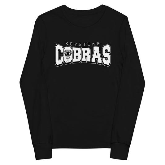 Performance | Youth Long Sleeve T-Shirt | Keystone Cobras | Snake Mark Logo