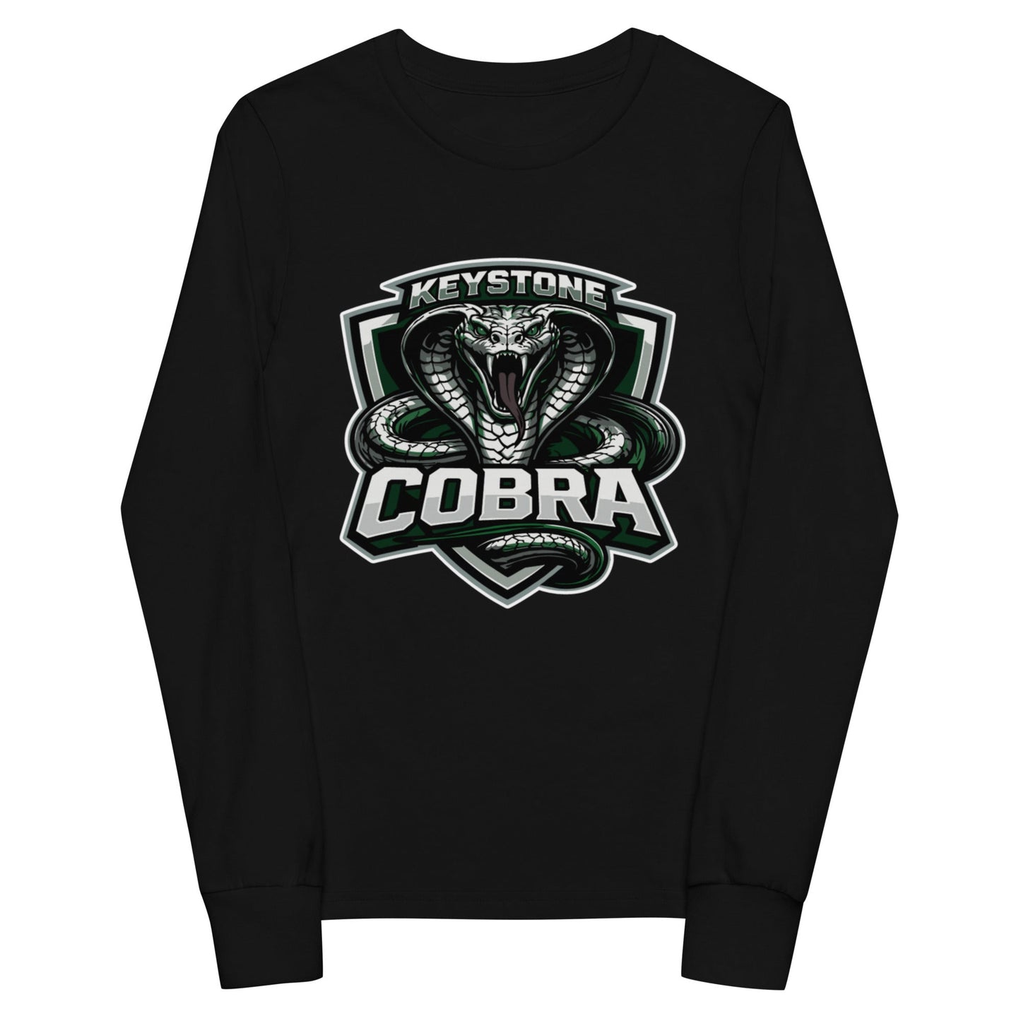 Performance | Youth Long Sleeve T-Shirt | Keystone Cobras | Venom Guard Logo