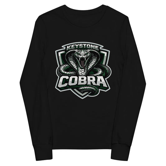 Performance | Youth Long Sleeve T-Shirt | Keystone Cobras | Venom Guard Logo