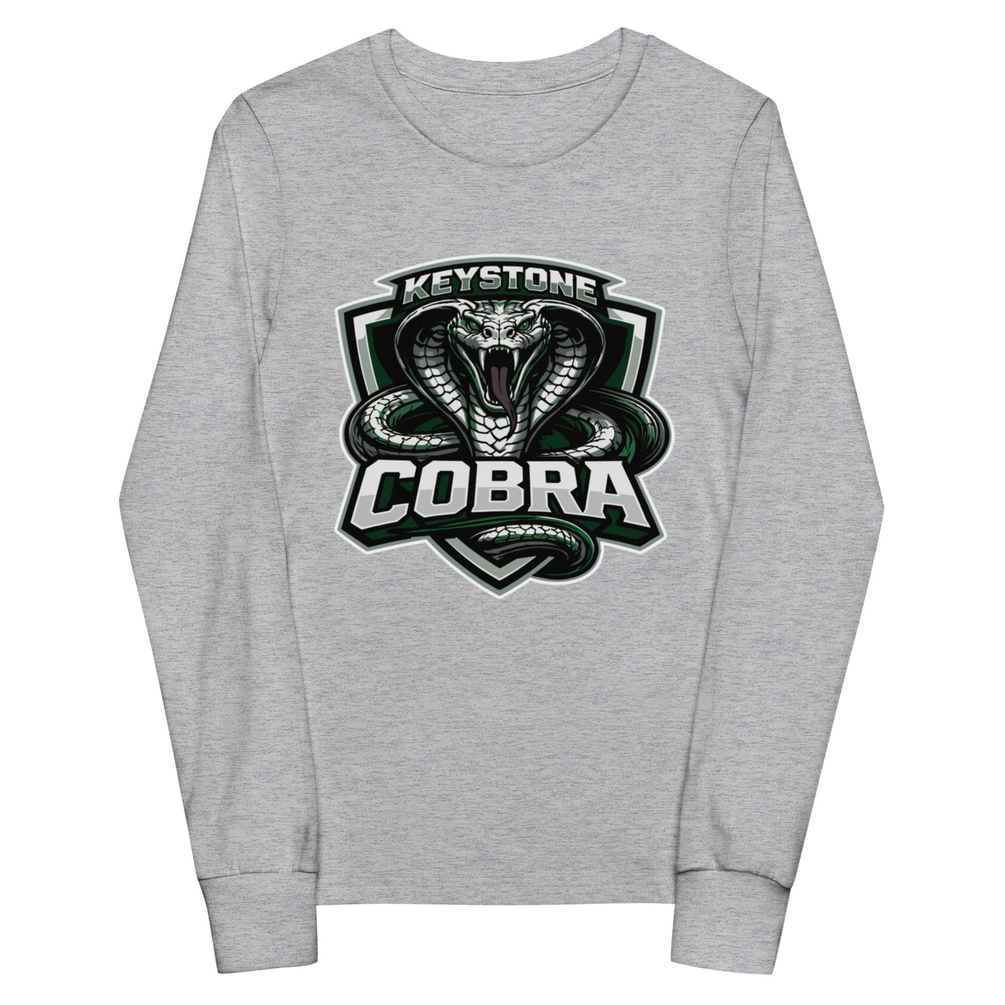 Performance | Youth Long Sleeve T-Shirt | Keystone Cobras | Venom Guard Logo