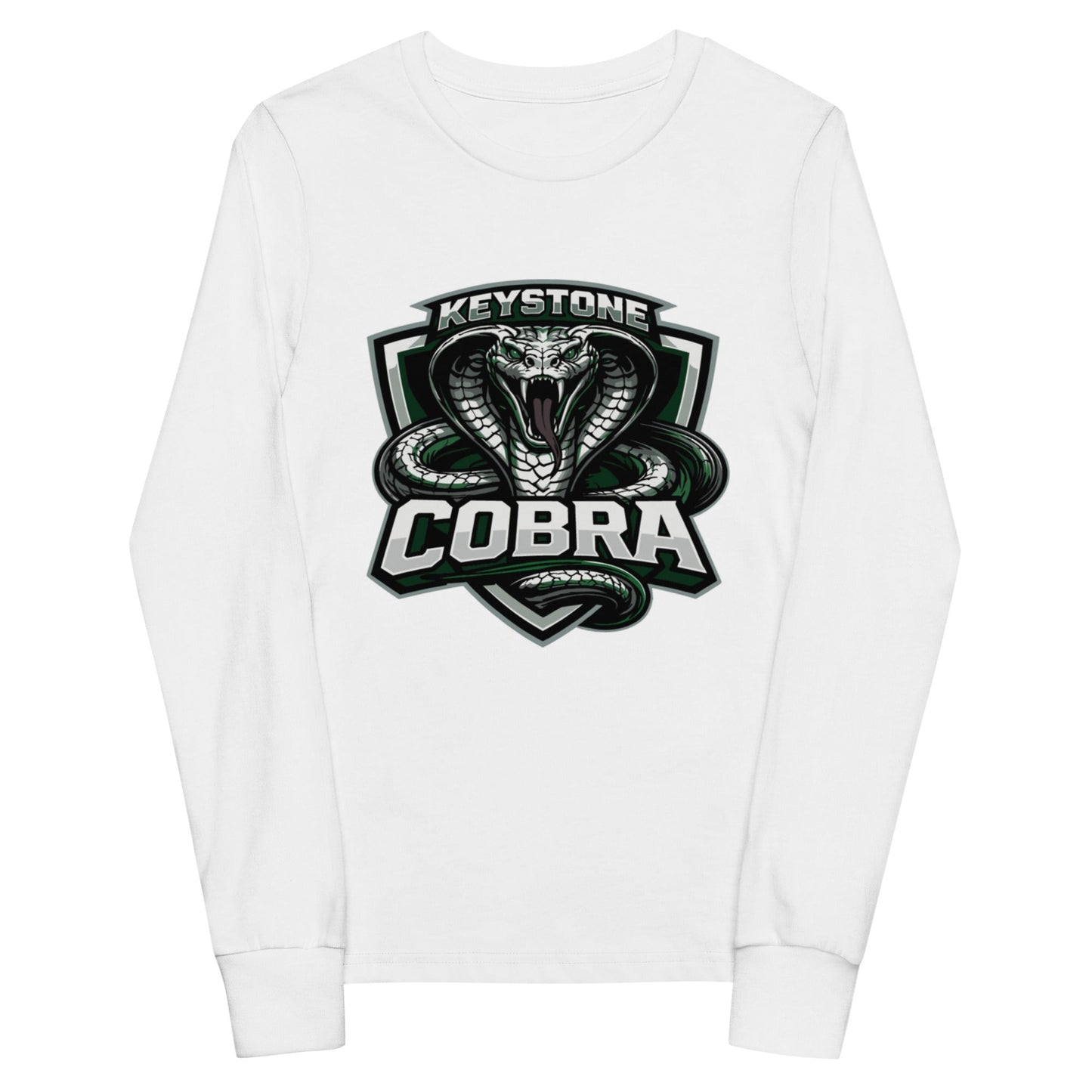 Performance | Youth Long Sleeve T-Shirt | Keystone Cobras | Venom Guard Logo