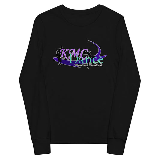 Performance | Youth Long Sleeve T-Shirt | KMC Dance & Gymnastics | Emblem Logo
