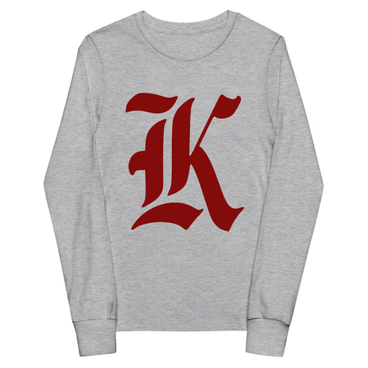 Performance | Youth Long Sleeve T-Shirt | Kofa Baseball Booster Club | Athletics Logo