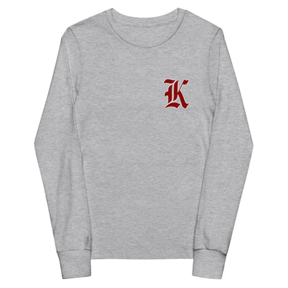 Performance | Youth Long Sleeve T-Shirt | Kofa Baseball Booster Club | Crest Lettermark Logo
