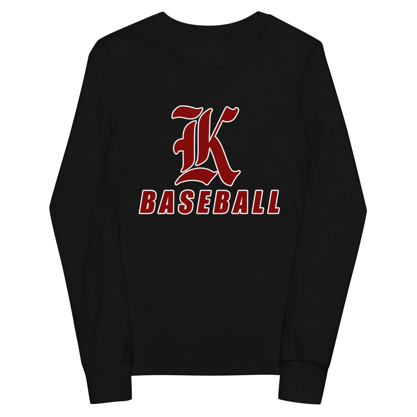 Performance | Youth Long Sleeve T-Shirt | Kofa Baseball Booster Club | Vanguard Logo
