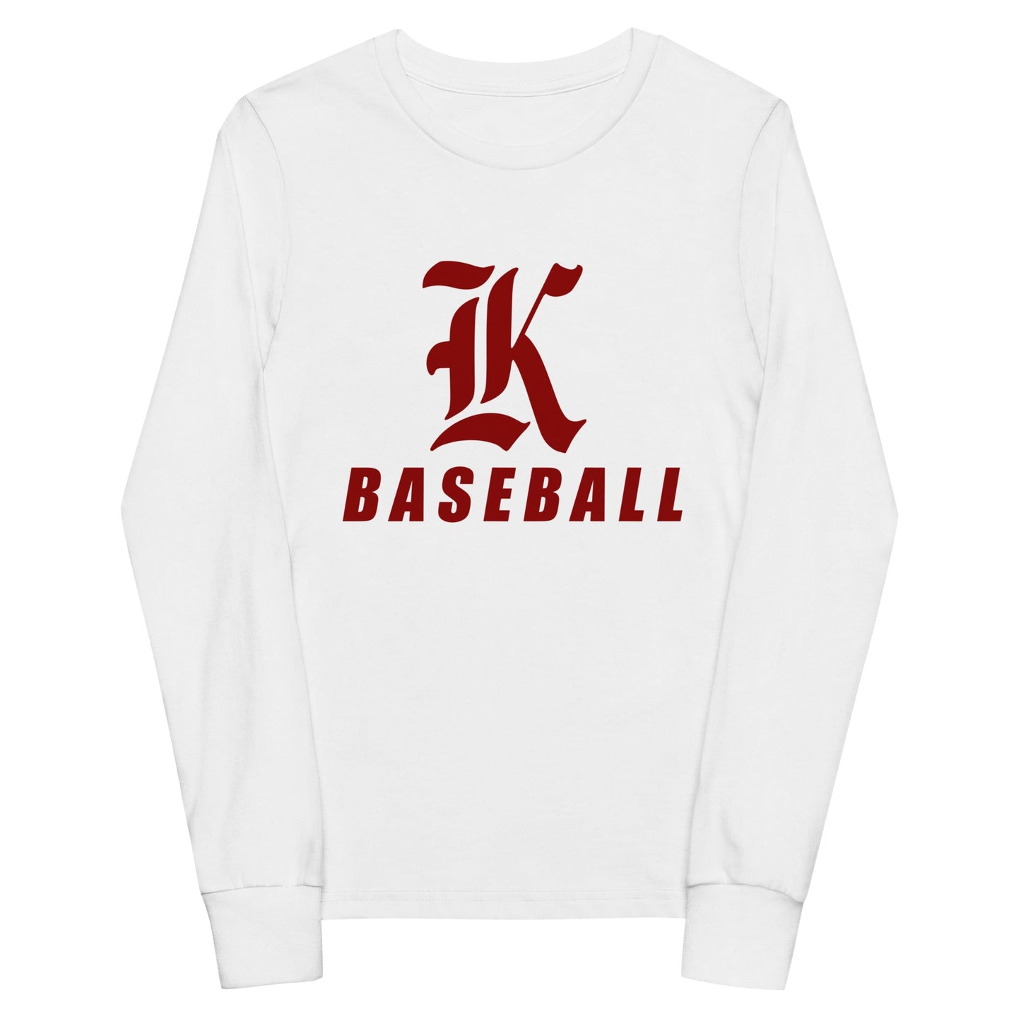 Performance | Youth Long Sleeve T-Shirt | Kofa Baseball Booster Club | Vanguard Logo