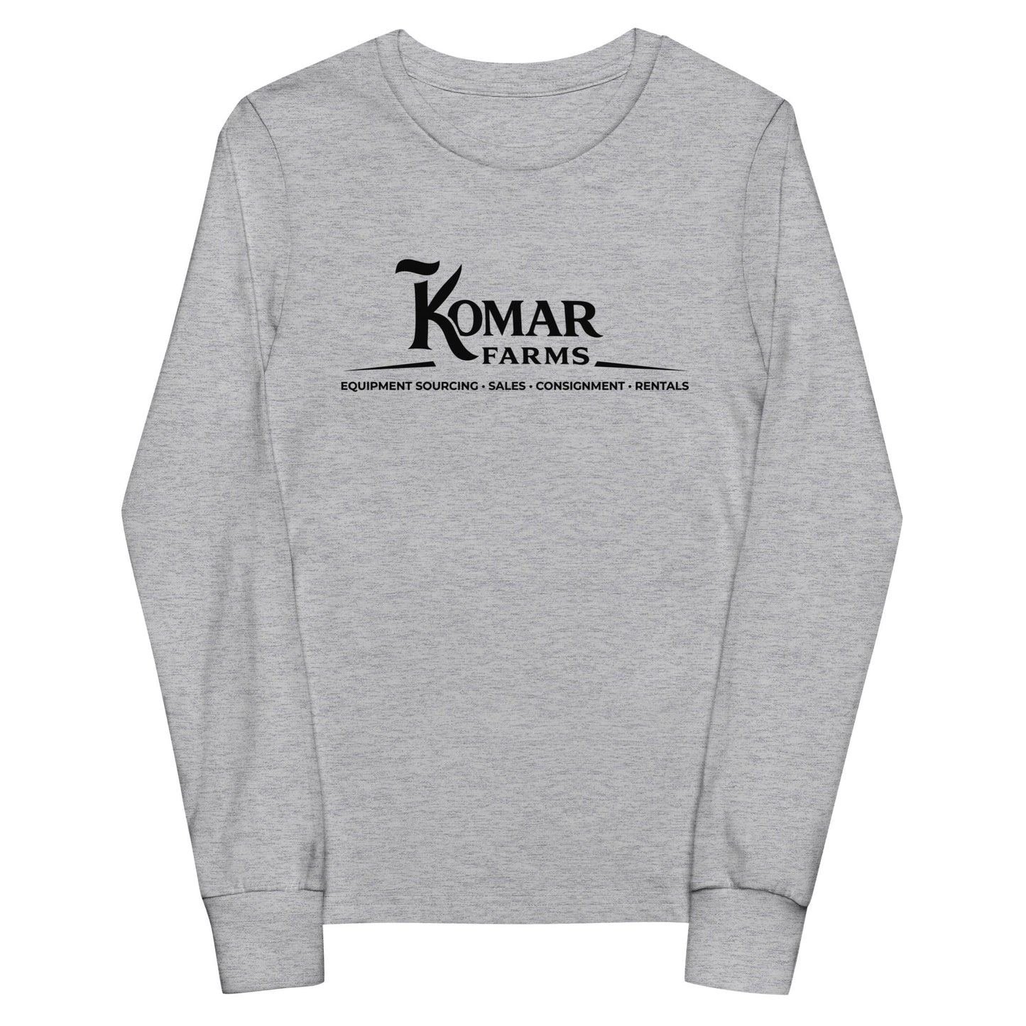 Performance | Youth Long Sleeve T-Shirt | Komar Farms | Mark Logo