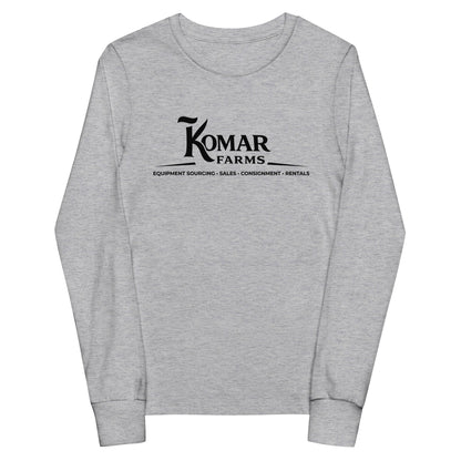 Performance | Youth Long Sleeve T-Shirt | Komar Farms | Mark Logo
