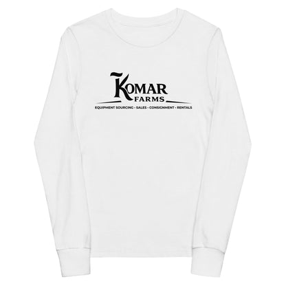 Performance | Youth Long Sleeve T-Shirt | Komar Farms | Mark Logo