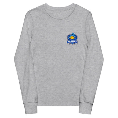 Performance | Youth Long Sleeve T-Shirt | KY Flames | Shield Logo