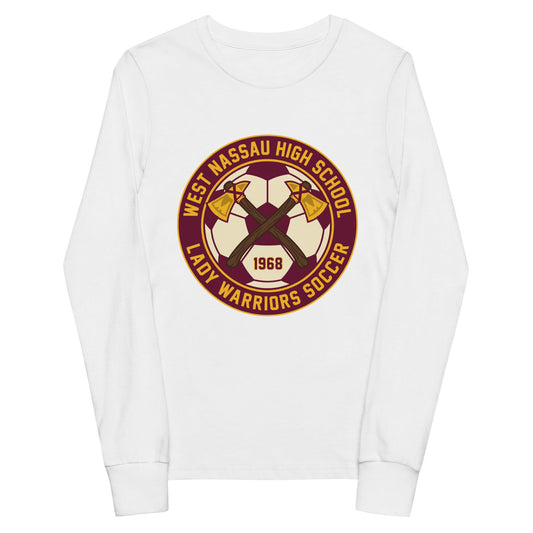 Performance | Youth Long Sleeve T-Shirt | Lady Warrior Soccer Booster Club | Lady Warriors Logo