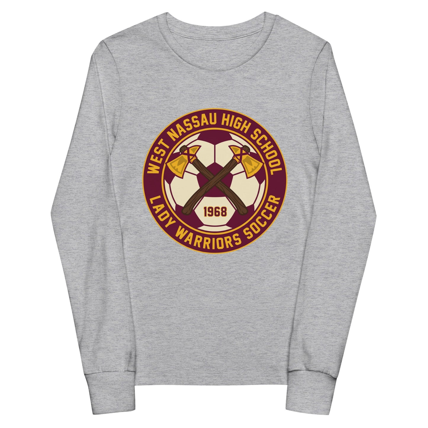 Performance | Youth Long Sleeve T-Shirt | Lady Warrior Soccer Booster Club | Lady Warriors Logo