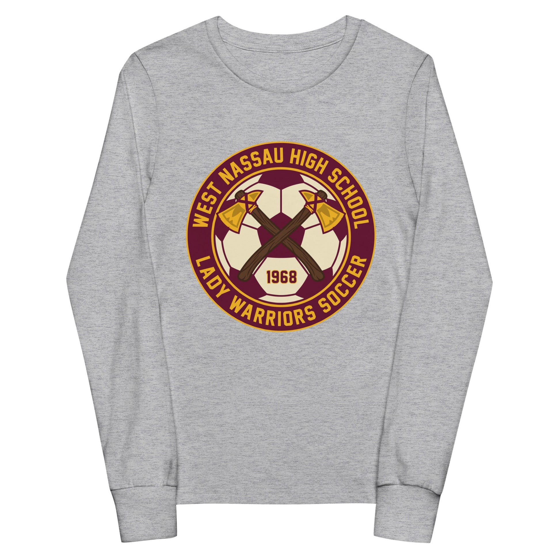 Performance | Youth Long Sleeve T-Shirt | Lady Warrior Soccer Booster Club | Lady Warriors Logo