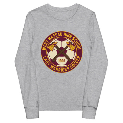 Performance | Youth Long Sleeve T-Shirt | Lady Warrior Soccer Booster Club | Lady Warriors Logo