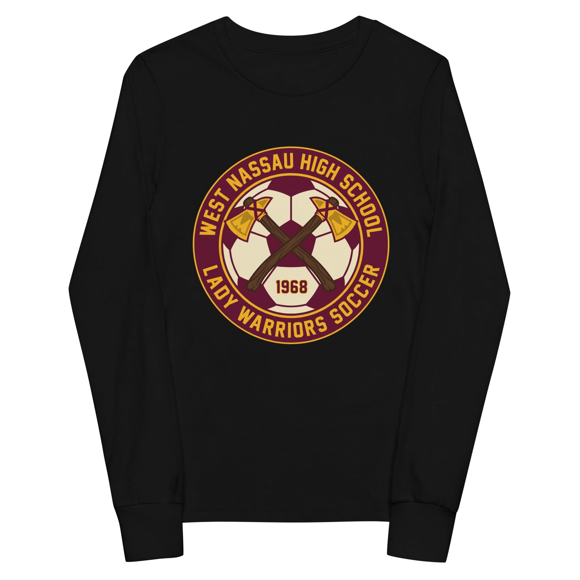 Performance | Youth Long Sleeve T-Shirt | Lady Warrior Soccer Booster Club | Lady Warriors Logo