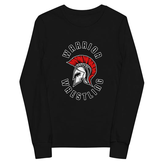 Performance | Youth Long Sleeve T-Shirt | Lafayette Warrior Youth Wrestling | Crest Logo