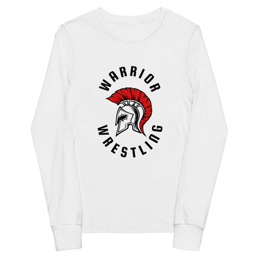 Performance | Youth Long Sleeve T-Shirt | Lafayette Warrior Youth Wrestling | Crest Logo