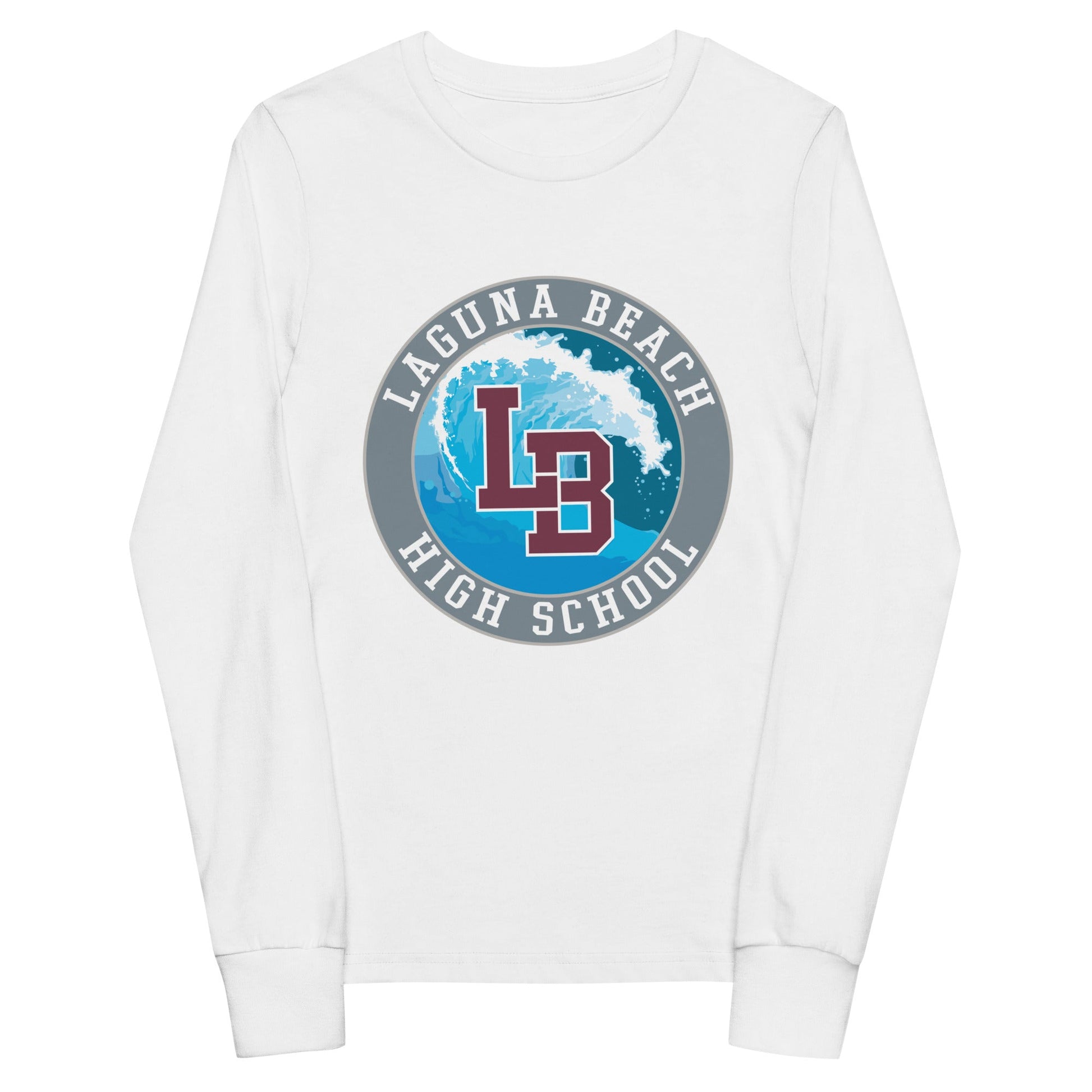 Performance | Youth Long Sleeve T-Shirt | Laguna Beach High School Wrestling | Wave Logo