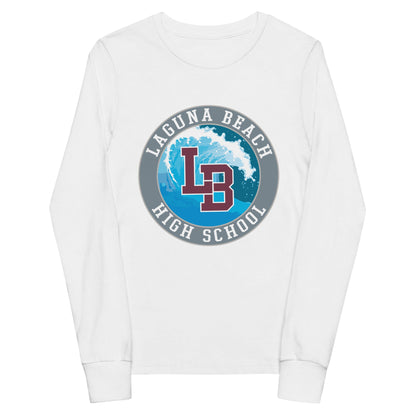 Performance | Youth Long Sleeve T-Shirt | Laguna Beach High School Wrestling | Wave Logo