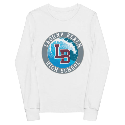 Performance | Youth Long Sleeve T-Shirt | Laguna Beach High School Wrestling | Wave Logo