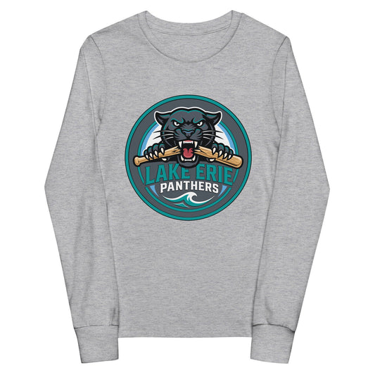 Performance | Youth Long Sleeve T-Shirt | Lake-Erie Panthers | Badge Logo