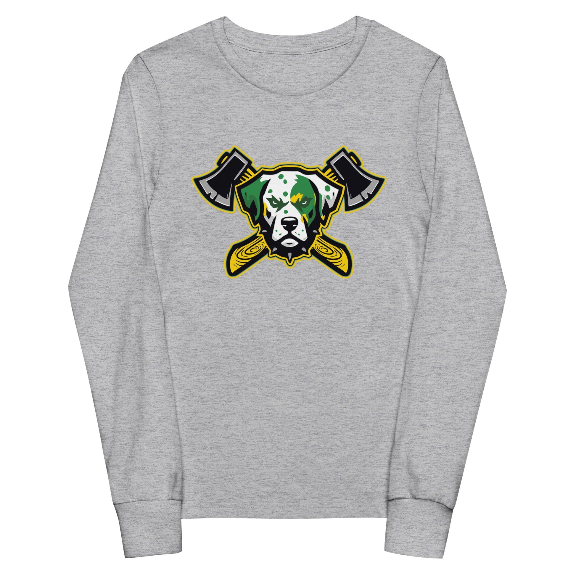 Performance | Youth Long Sleeve T-Shirt | Lake Erie Power Pines | Axe Logo