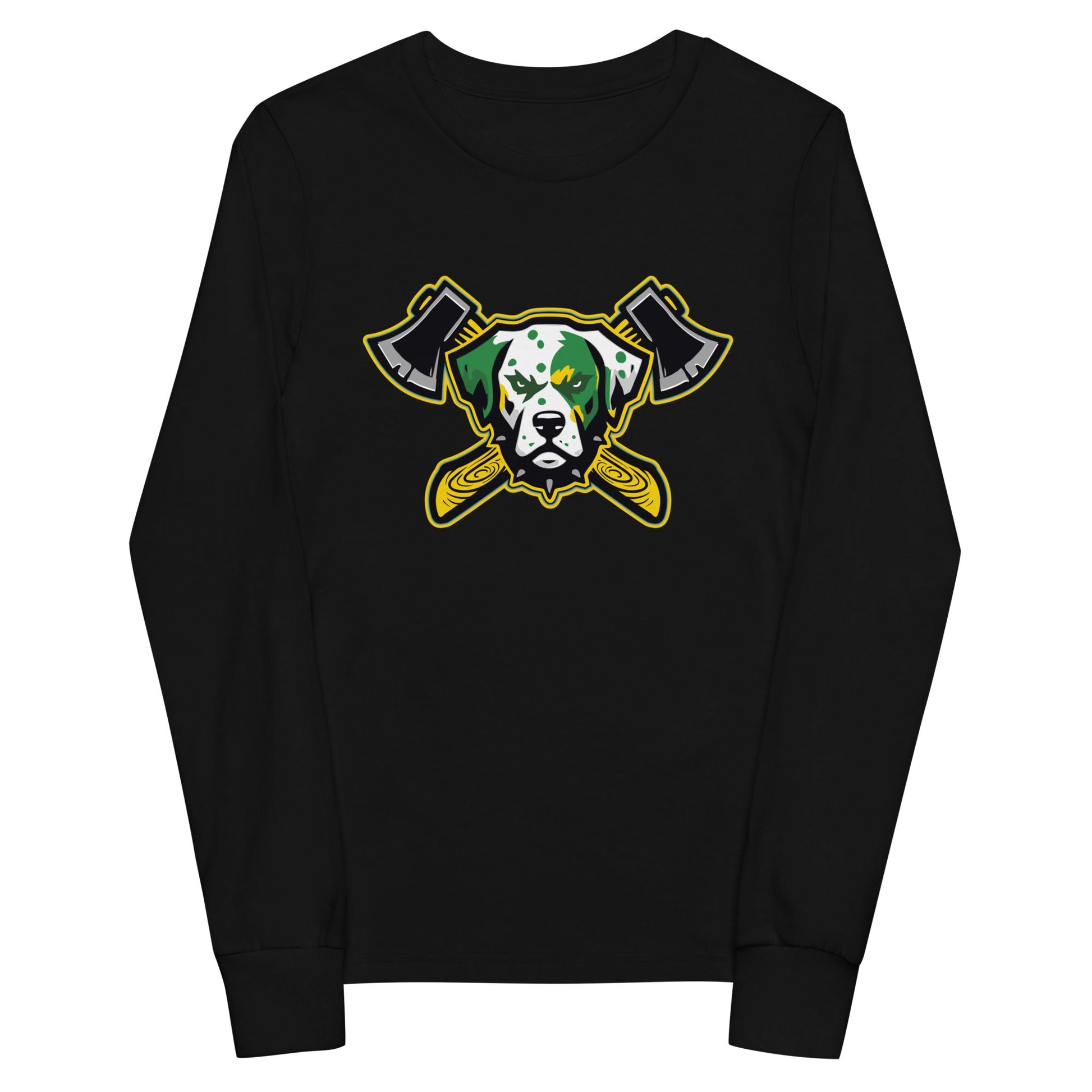 Performance | Youth Long Sleeve T-Shirt | Lake Erie Power Pines | Axe Logo