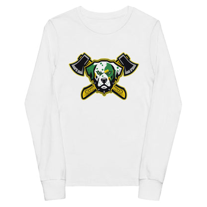 Performance | Youth Long Sleeve T-Shirt | Lake Erie Power Pines | Axe Logo