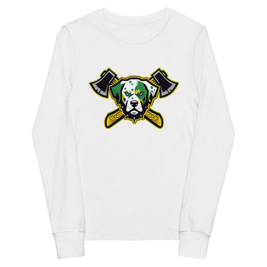 Performance | Youth Long Sleeve T-Shirt | Lake Erie Power Pines | Axe Logo
