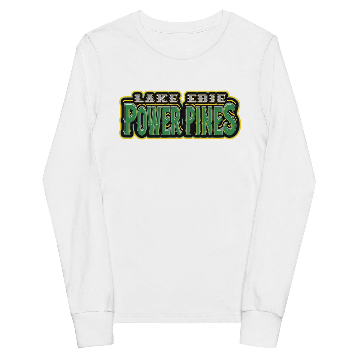 Performance | Youth Long Sleeve T-Shirt | Lake Erie Power Pines | Script Logo