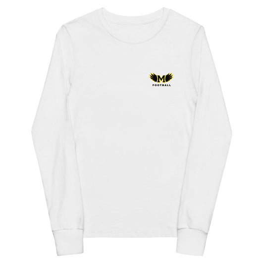 Performance | Youth Long Sleeve T-Shirt | Lake Minneola Hawks Football | Alt Logo