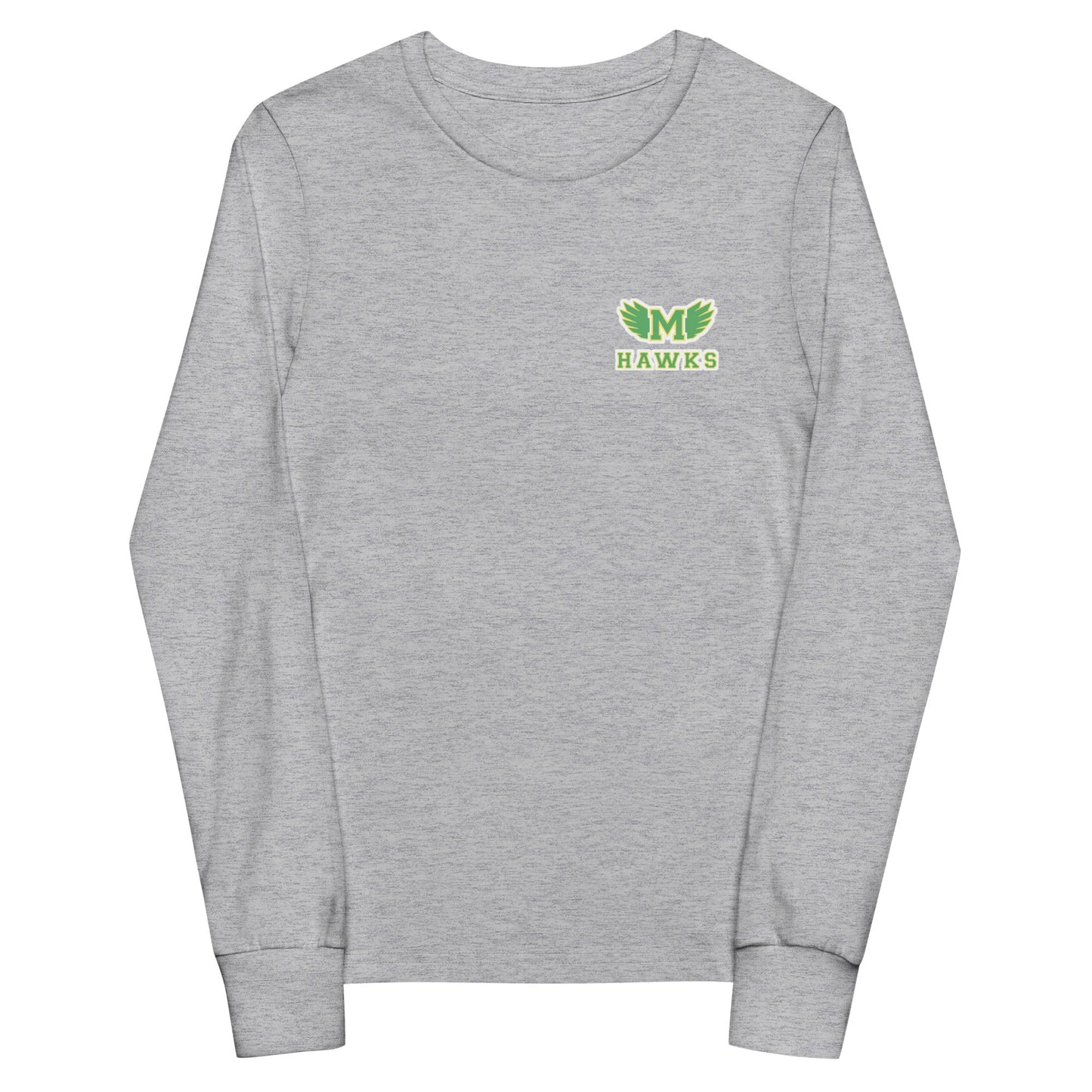 Performance | Youth Long Sleeve T-Shirt | Lake Minneola Hawks Football | Icon Logo