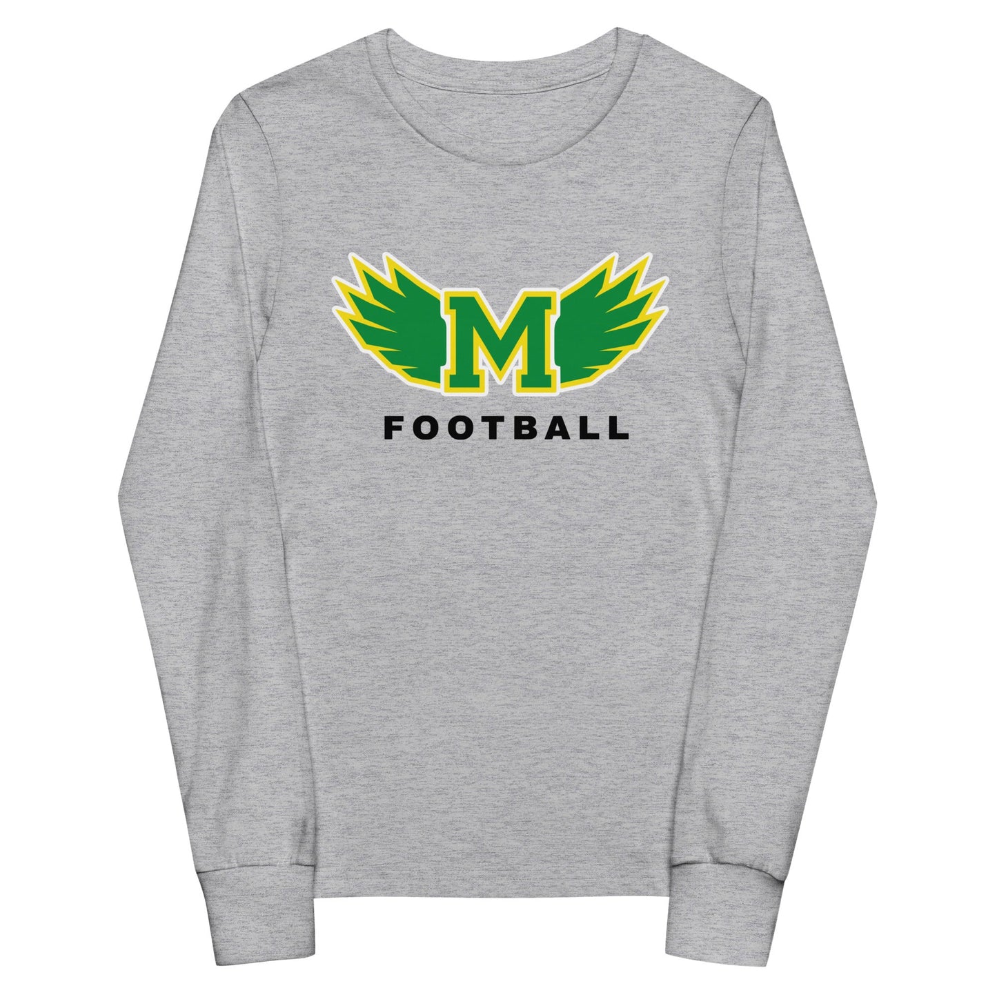 Performance | Youth Long Sleeve T-Shirt | Lake Minneola Hawks Football | Main Logo