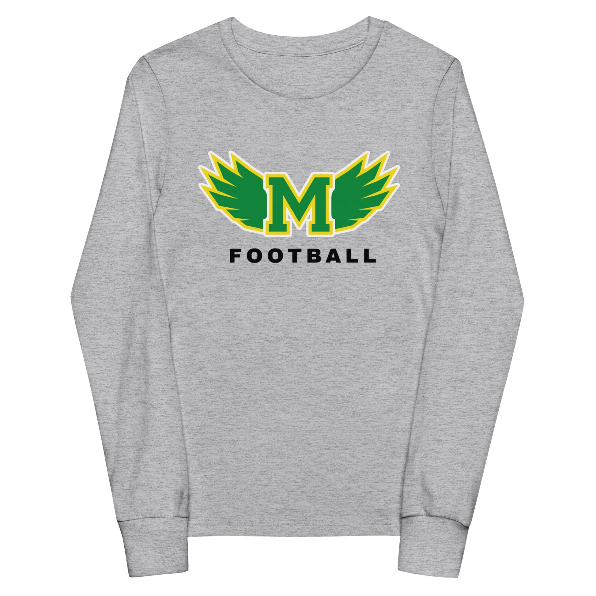 Performance | Youth Long Sleeve T-Shirt | Lake Minneola Hawks Football | Main Logo