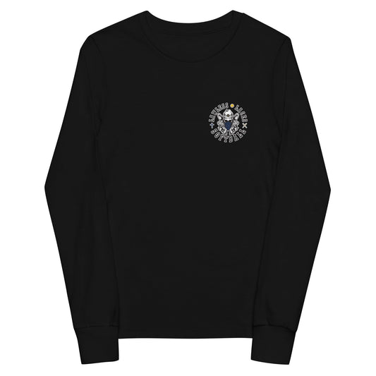 Performance | Youth Long Sleeve T-Shirt | Lawless Laces Softball | Outlined Pocket Logo