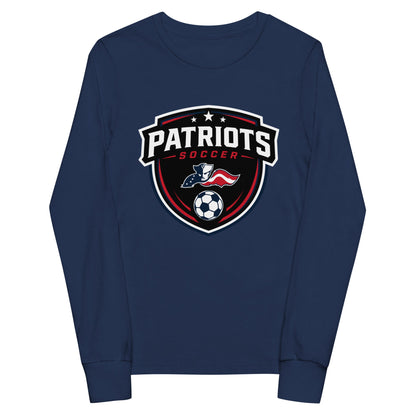 Performance | Youth Long Sleeve T-Shirt | LFMS Athletics | Patriots Soccer Logo