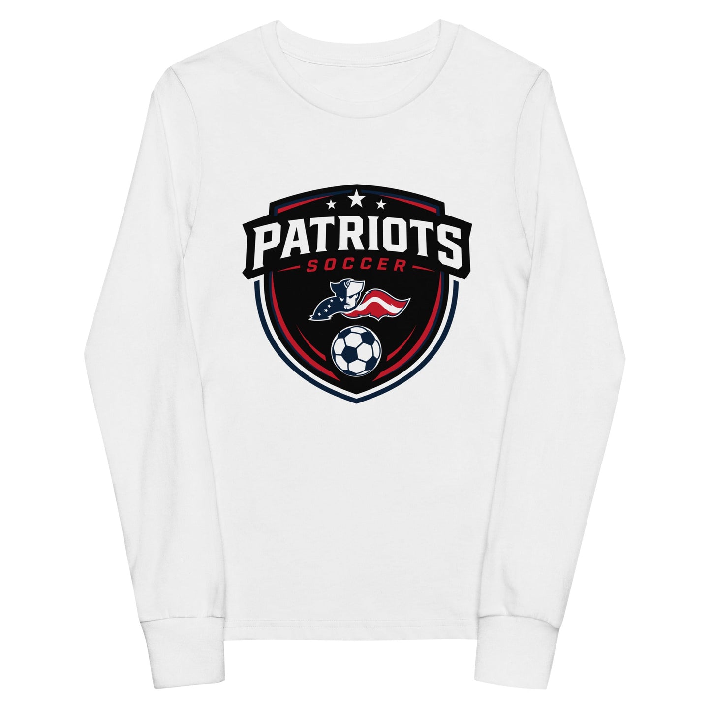 Performance | Youth Long Sleeve T-Shirt | LFMS Athletics | Patriots Soccer Logo